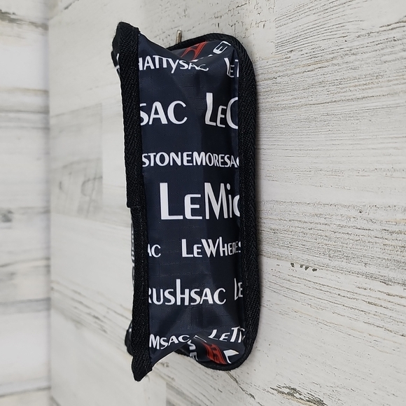 Lesportsac Bags Lesportsac Black White Red 2 Zipper Small Bag Purse